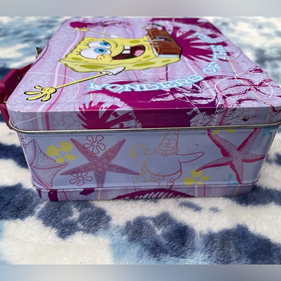 2011 SpongeBob Squarepants & Patrick Collectable Wonder Of The Sea Tin Lunch Box - Picture 5 of 11